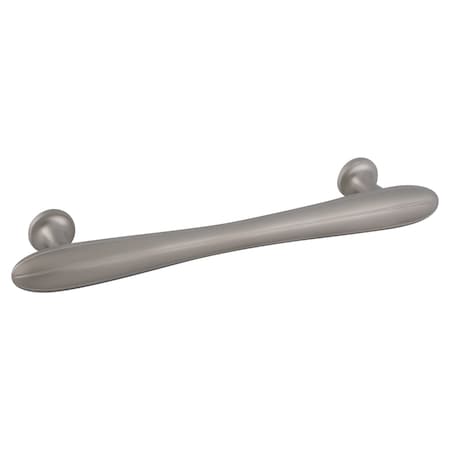 Amerock Angouri Oval Shape Bar Cabinet Drawer Pull 5 in. Center To Center Satin Nickel Matte BP24233SN